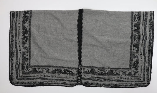 Preworn  Grey Fair Isle   Shawl/Wrap