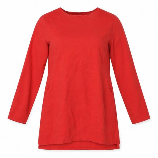 MARGOT MOLYNEUX Womens Red   A-Line  Size L