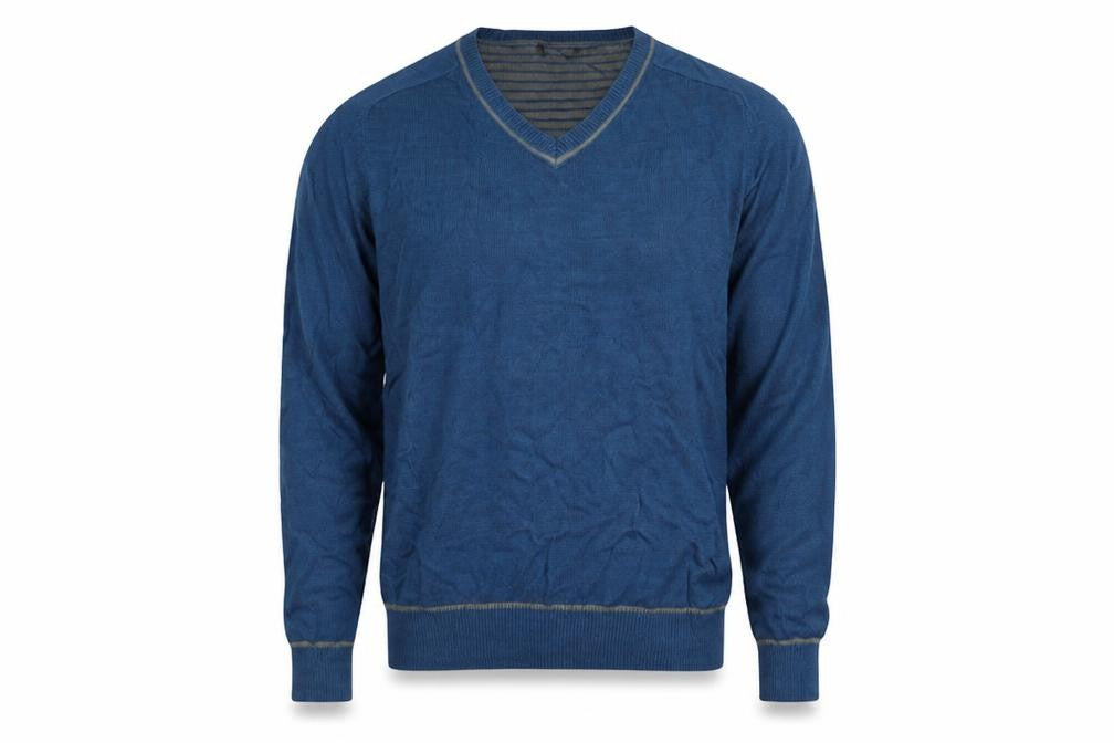 F&F Mens Blue   Pullover Jumper Size S