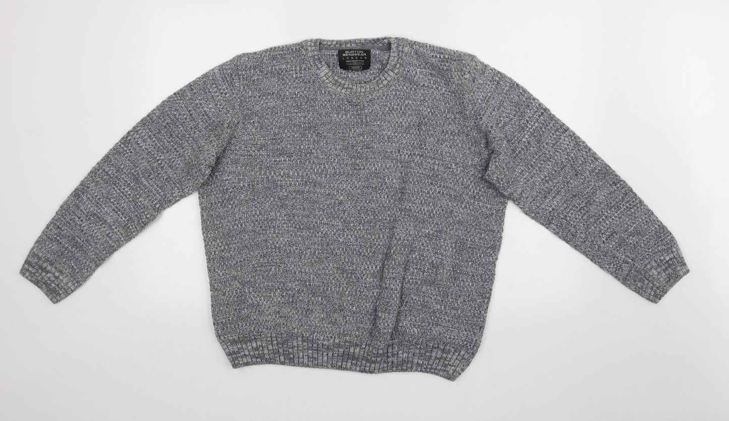 Burton Mens Grey   Pullover Sweatshirt Size M