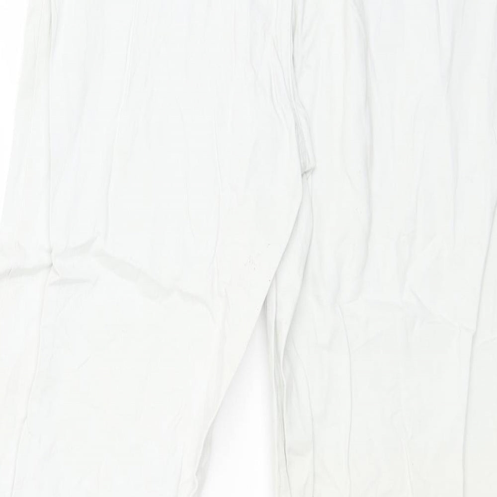 DUGELO LIKRICO Womens White   Straight Jeans Size 32 in L29 in