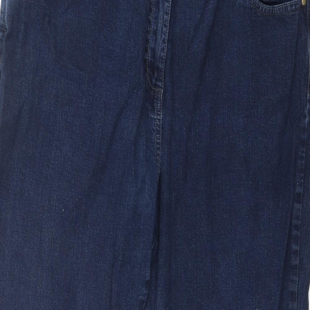 Preworn Womens Blue   Straight Jeans Size 38 L27 in