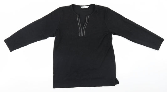BHS Womens Black   Pullover Jumper Size 14
