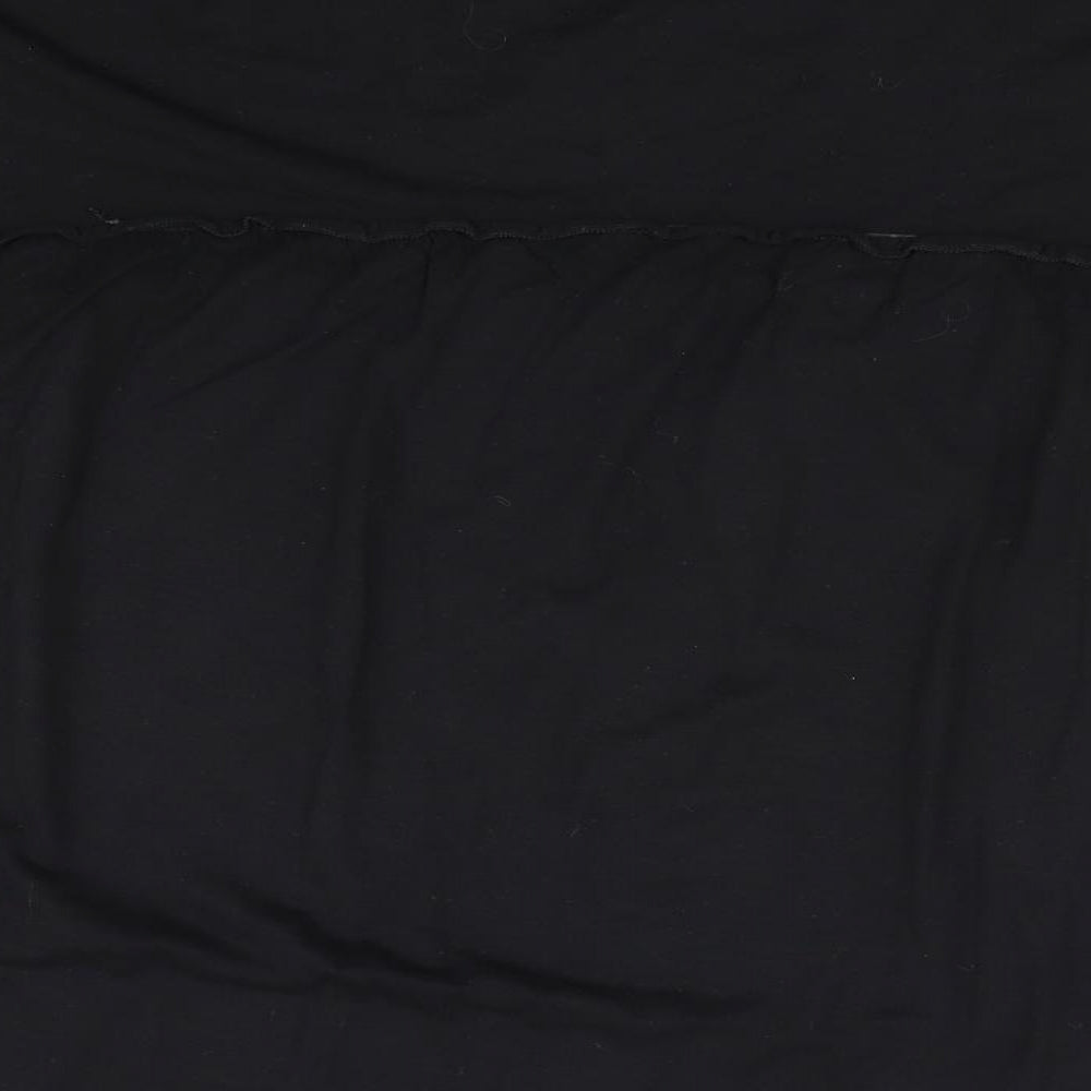 George Womens Black   Basic T-Shirt Size 12