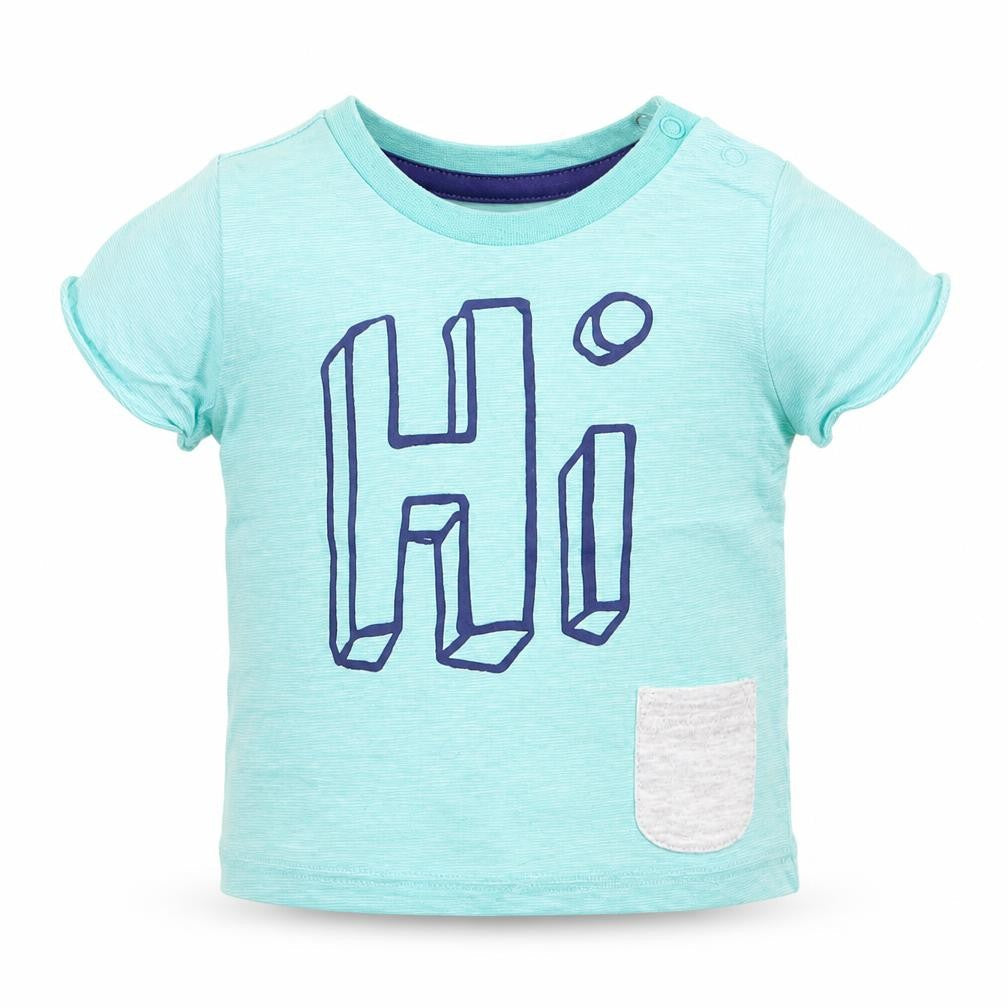 Florence and Fred Boys Green   Basic T-Shirt Size 3-6 Months