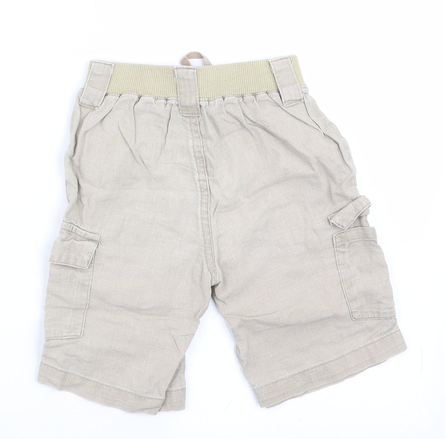 Mothercare Boys Beige   Cargo Trousers Size 12-18 Months