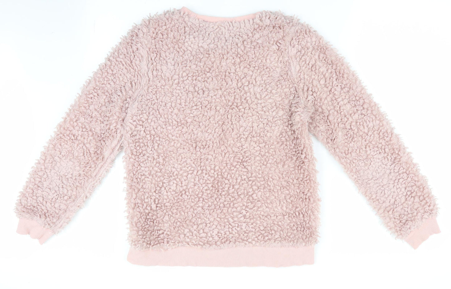 Florence and Fred Girls Pink   Pullover Jumper Size 13-14 Years