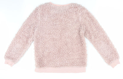 F&F Girls Pink   Pullover Jumper Size 13-14 Years