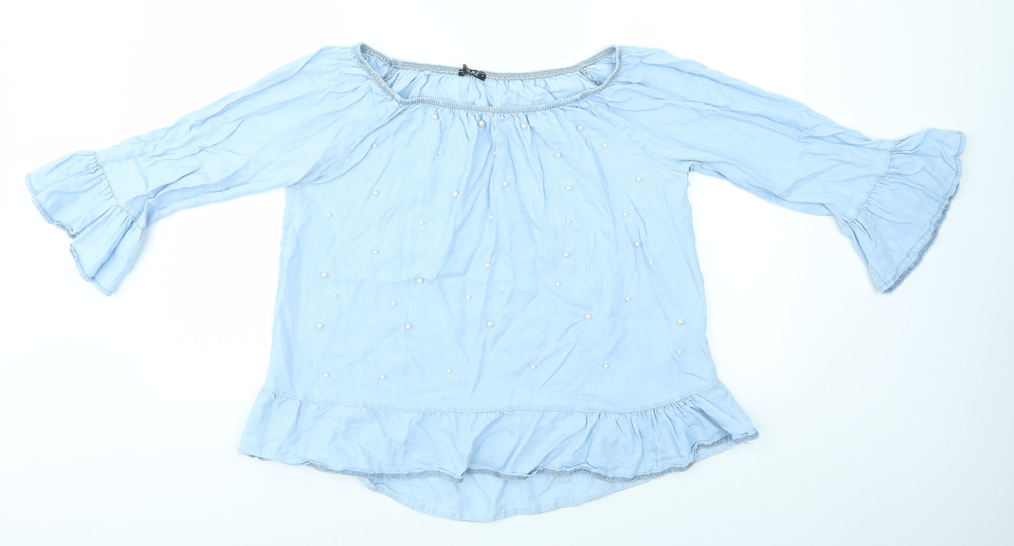Quiz Womens Blue   Basic Blouse Size M