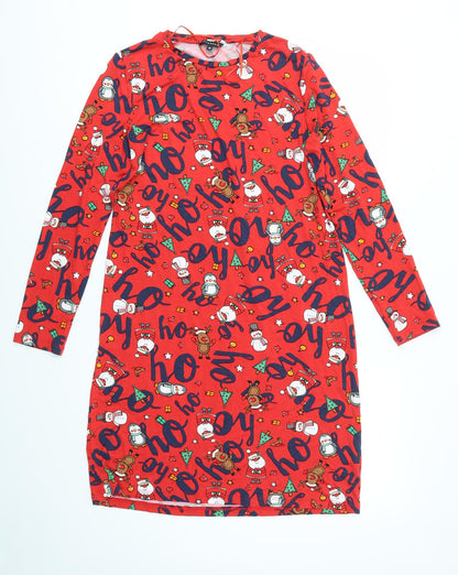 Peacocks Womens Multicoloured   A-Line  Size 10