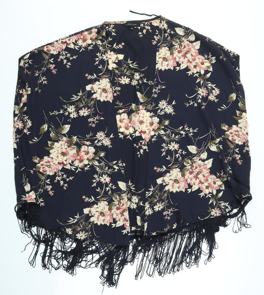 New Look Womens Multicoloured Floral  Cardigan Jumper Size 12