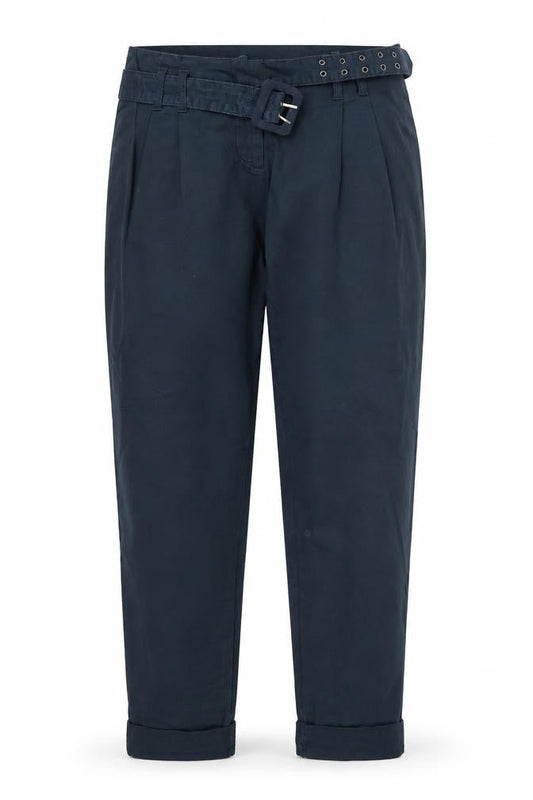 Yessica Womens Blue   Trousers  Size 8 L26 in