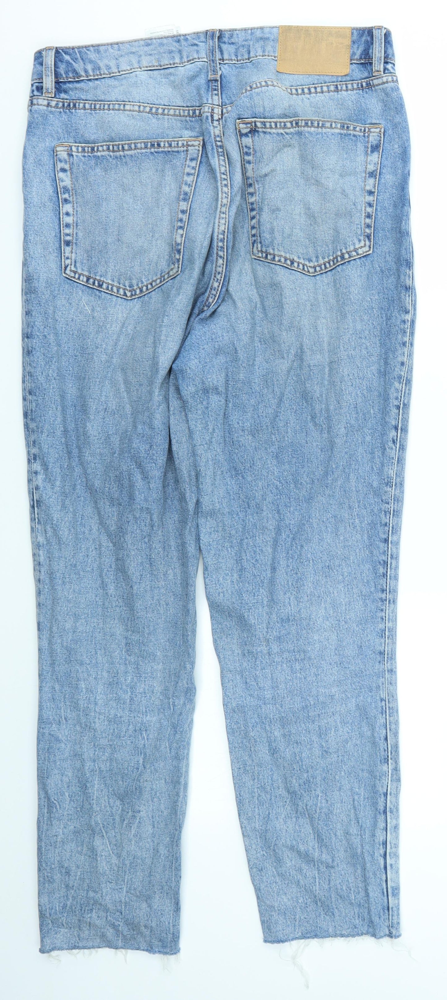 H&M Womens Blue   Straight Jeans Size 12 L27 in