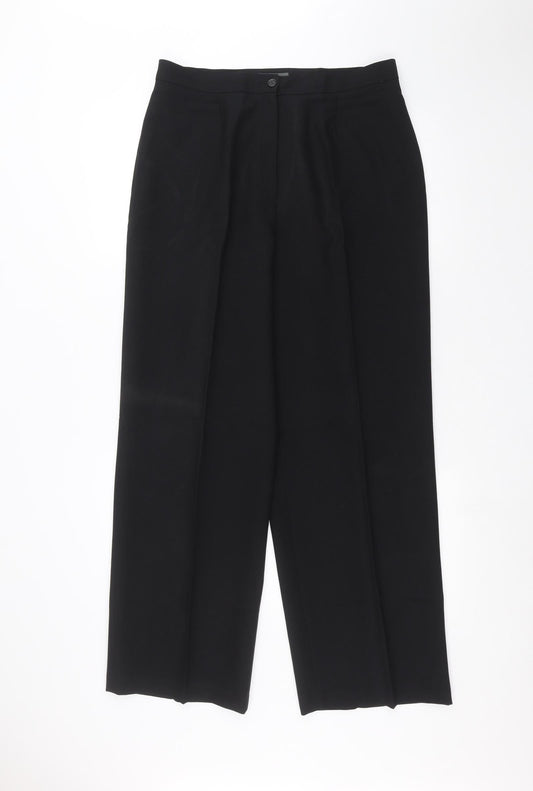 Essentails Womens Black   Trousers  Size 16 L29 in