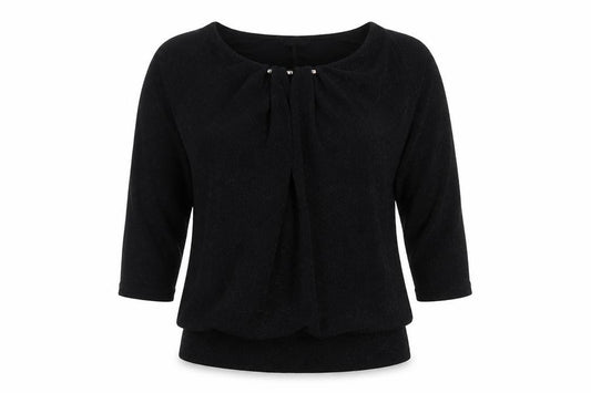 Wallis Womens Black   Basic T-Shirt Size M