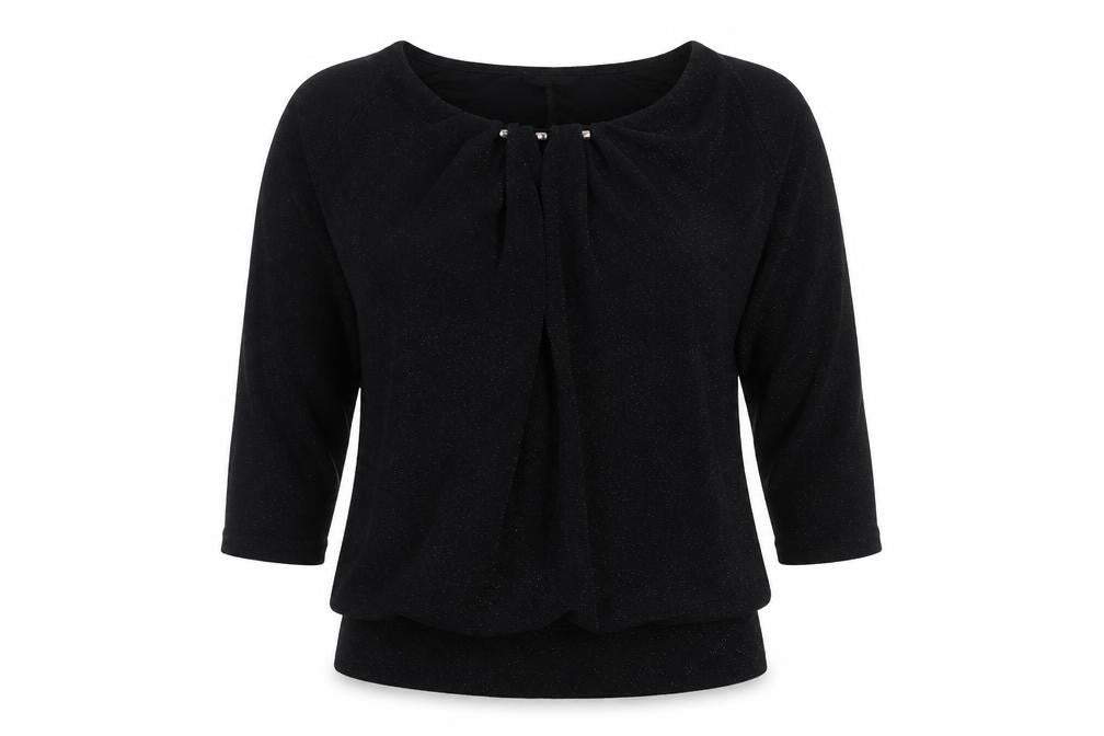 Wallis Womens Black   Basic T-Shirt Size M