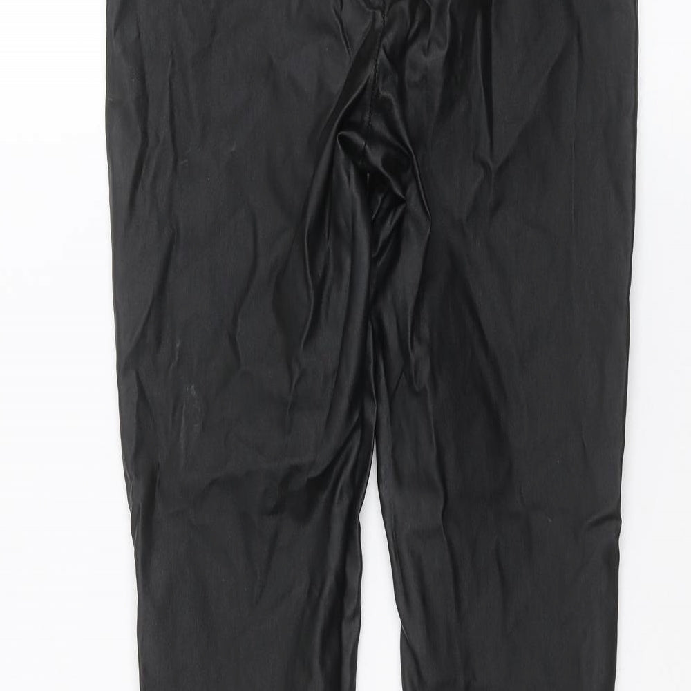Boohoo Womens Black   Trousers  Size 6 L26 in