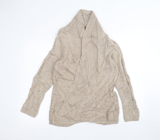 BHS Womens Beige   Cardigan Jumper Size 12