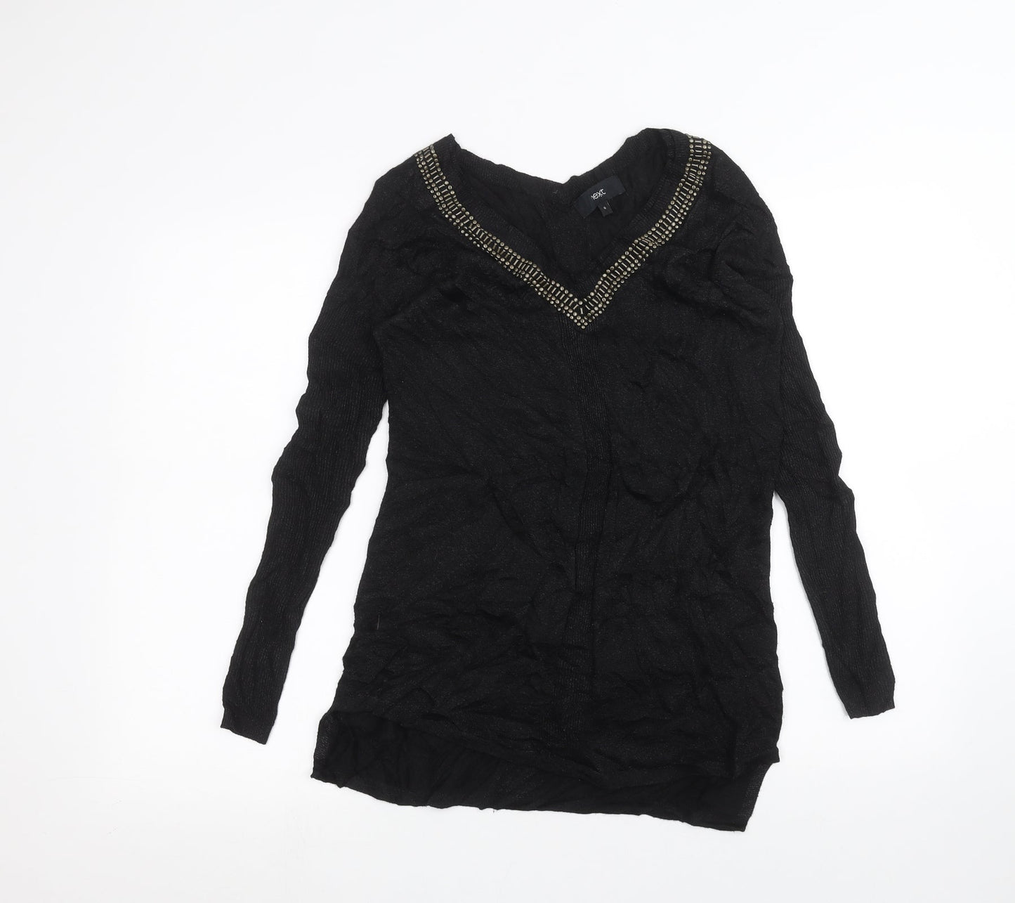NEXT Womens Black   Basic T-Shirt Size 6