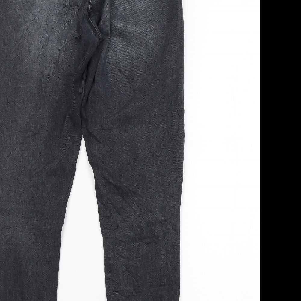 Preworn Womens Grey   Skinny Jeans Size 12 L27 in