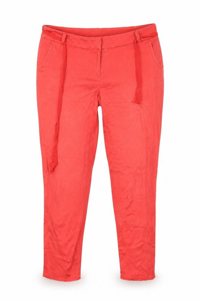 Preworn Womens Red   Trousers  Size 16 L27 in