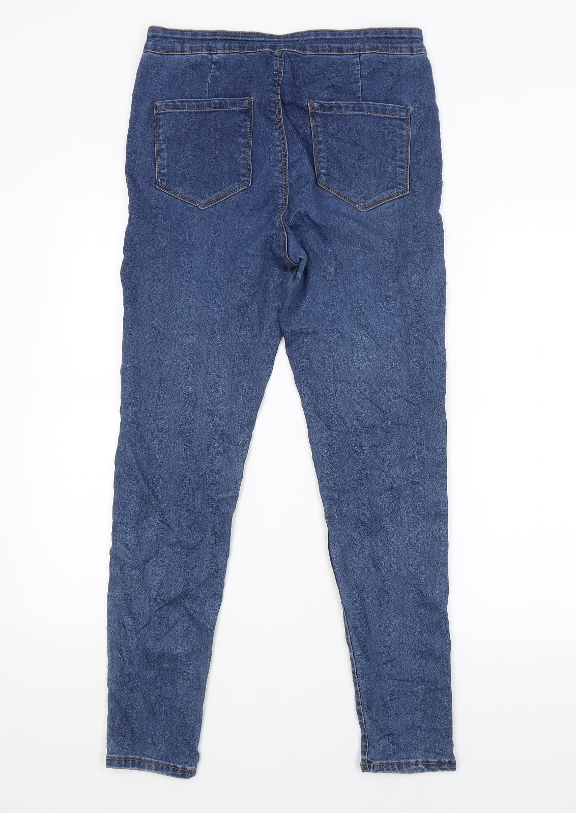 SINSAY Womens Blue   Skinny Jeans Size 14 L28 in