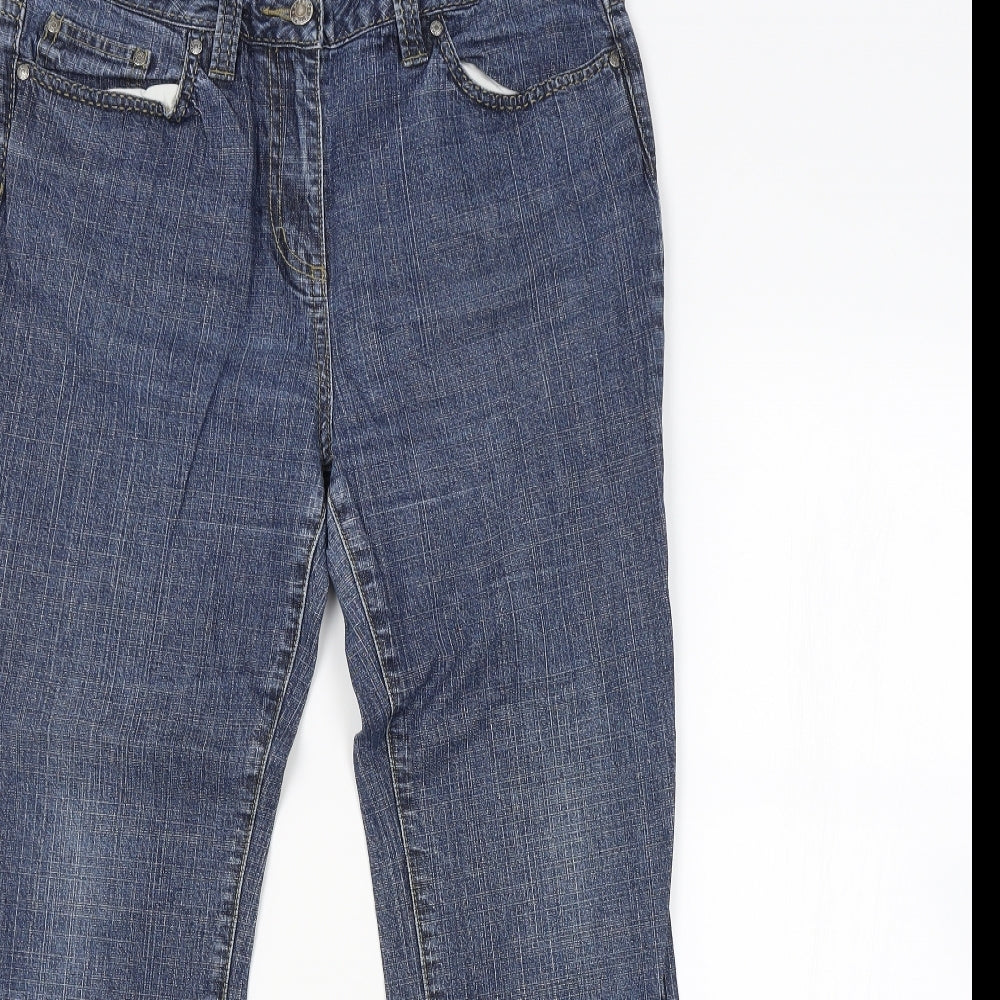 Maine New England Womens Blue   Bootcut Jeans Size 21 in L28 in