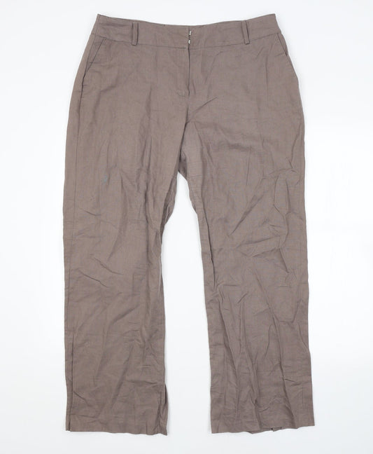 Camaïeu Womens Grey   Trousers   L28 in