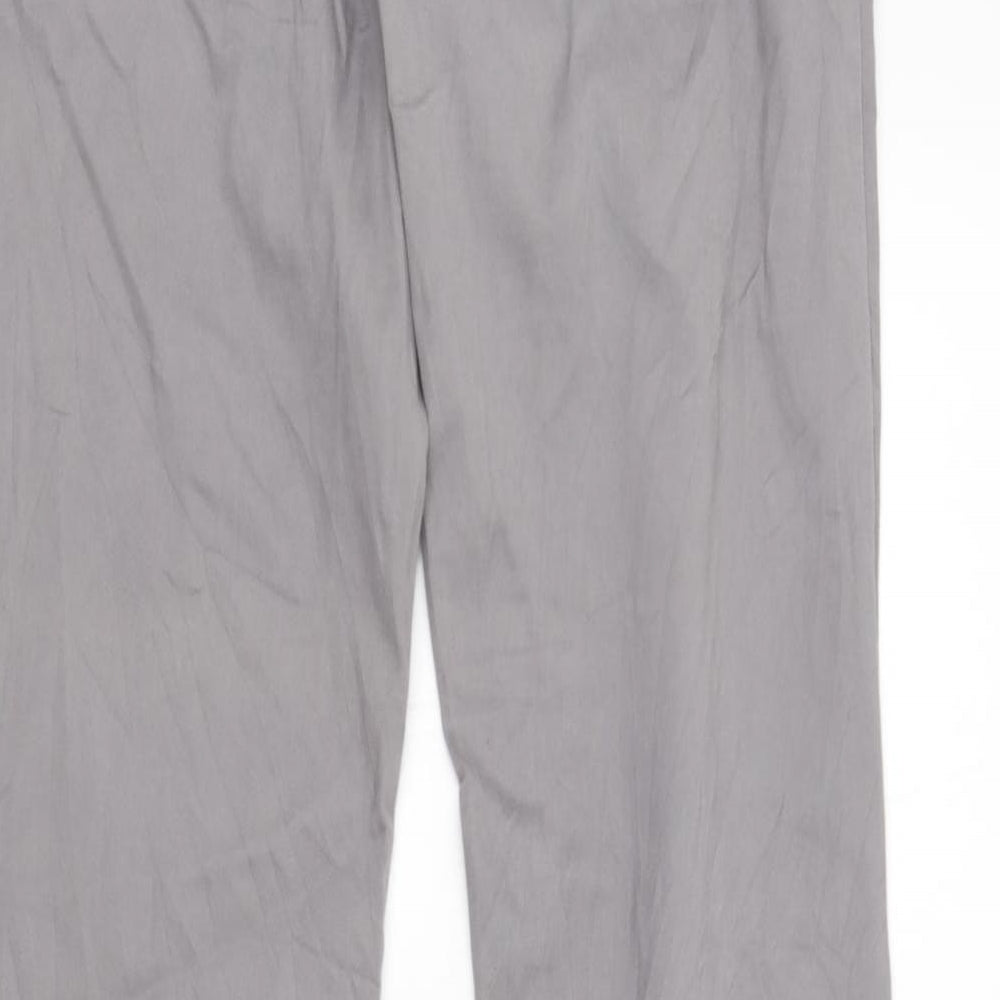 Preworn Womens Grey   Chino Trousers Size 8 L33 in