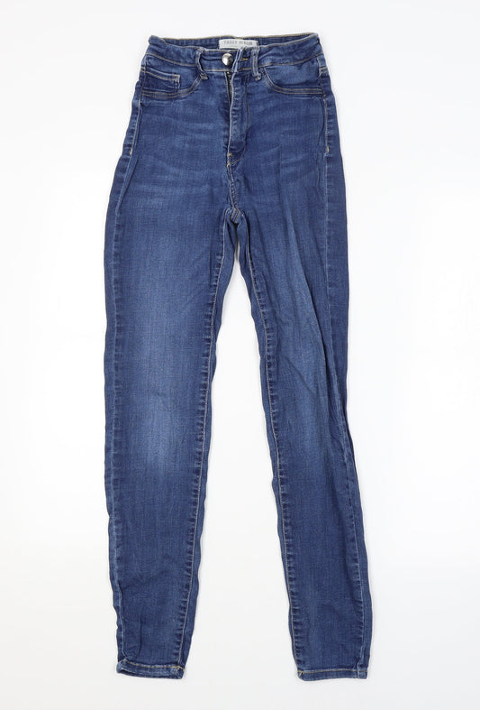 TALLY WEiJL Womens Blue   Skinny Jeans Size 8 L28 in