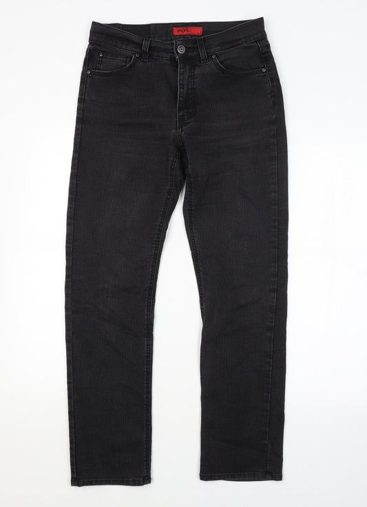 Angels Womens Grey   Straight Jeans Size 10 L27 in