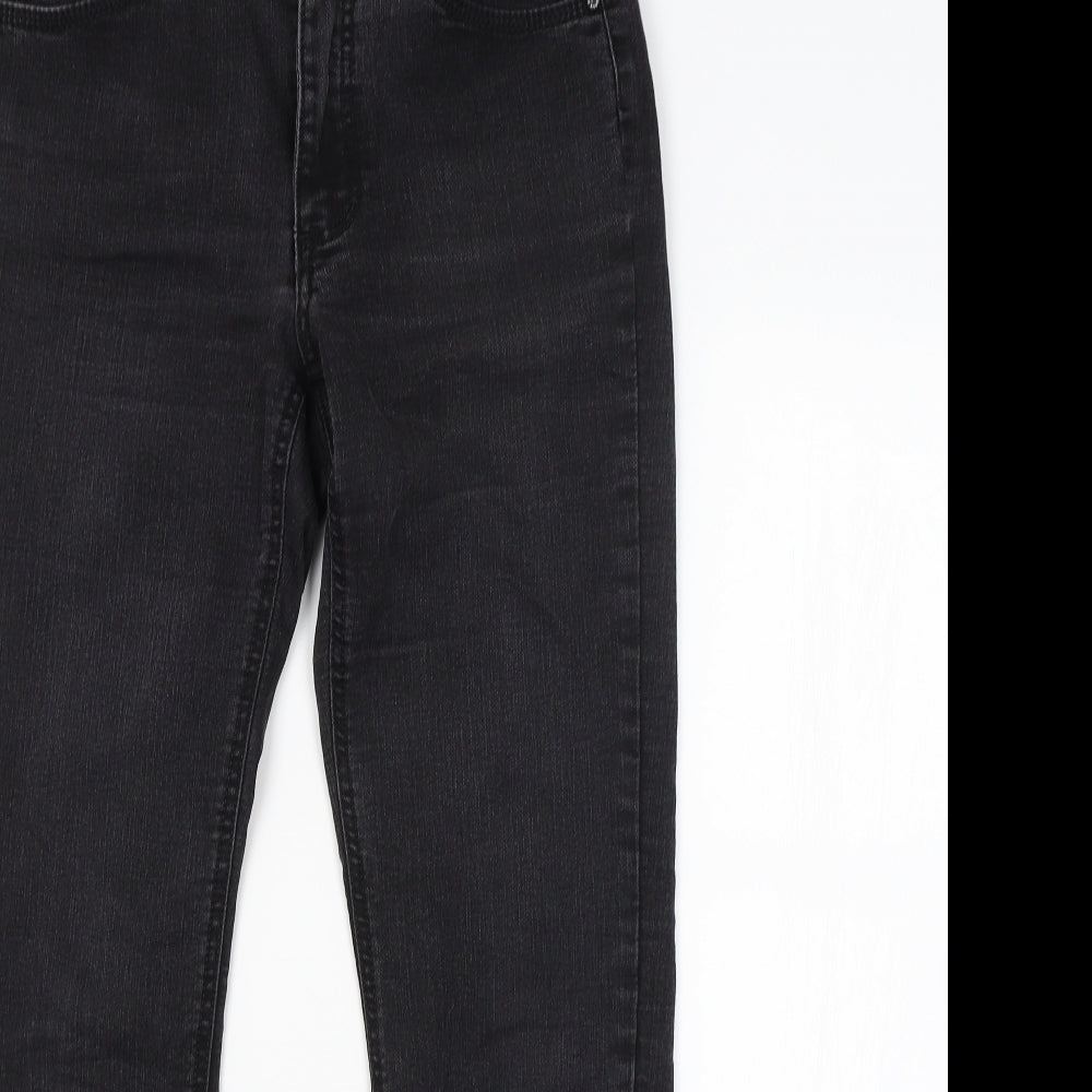 Angels Womens Grey   Straight Jeans Size 10 L27 in