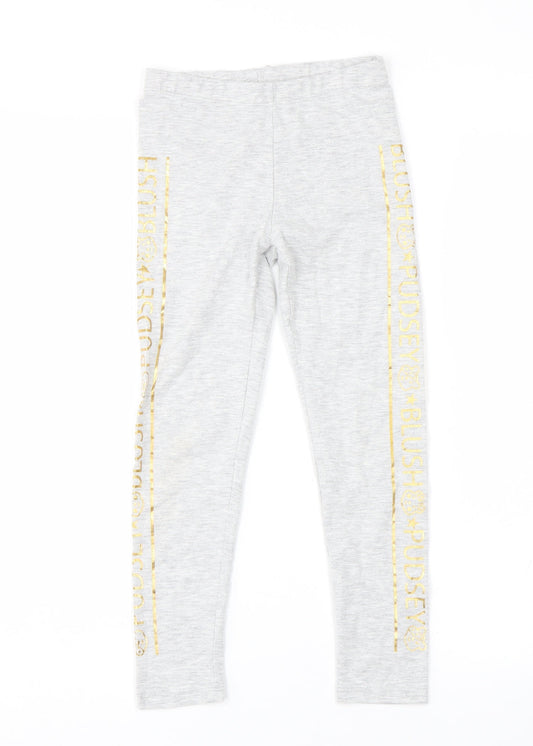 Geoge Girls Grey    Pyjama Pants Size 7-8 Years  - Children in Need