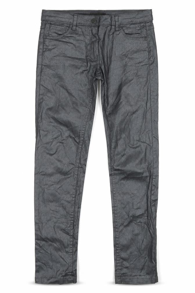Pocopiano Girls Silver   Skinny Jeans Size 12-13 Years
