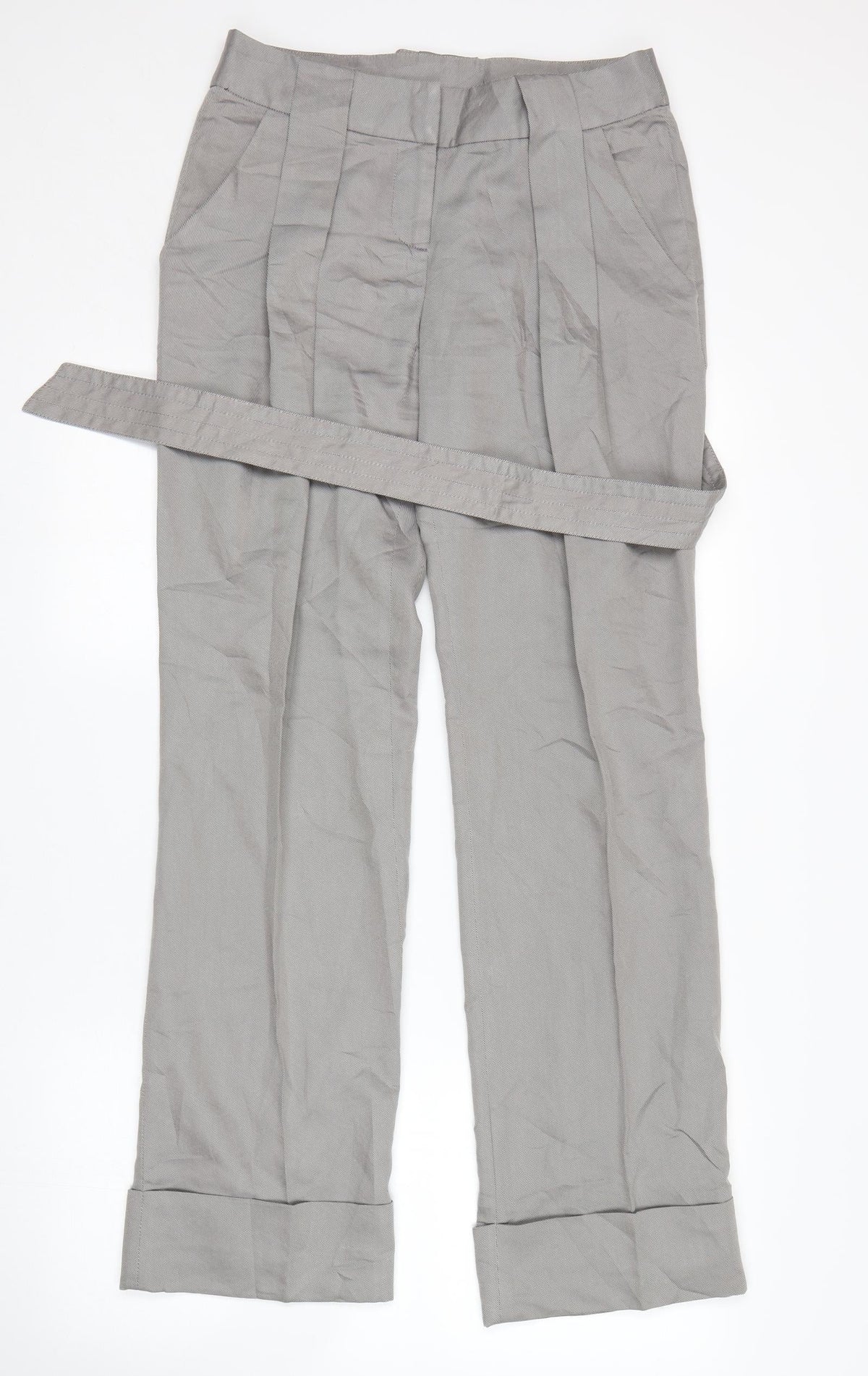 Top Secret Womens Grey   Trousers  Size 8 L30 in
