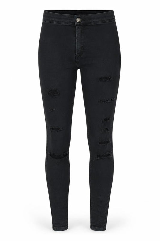 Topshop Womens Black   Skinny Jeans Size 26 in L30 in