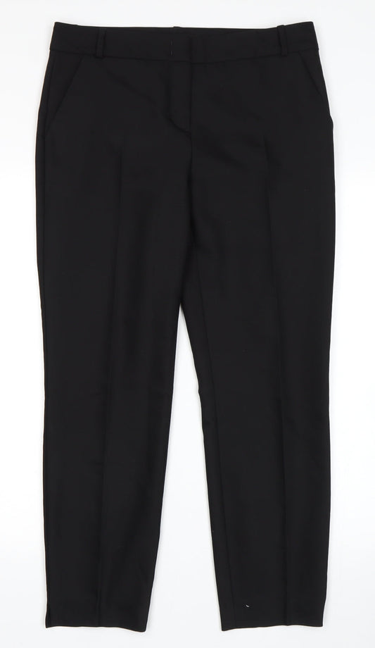 Hallhubner Womens Black   Trousers  Size 10 L26 in
