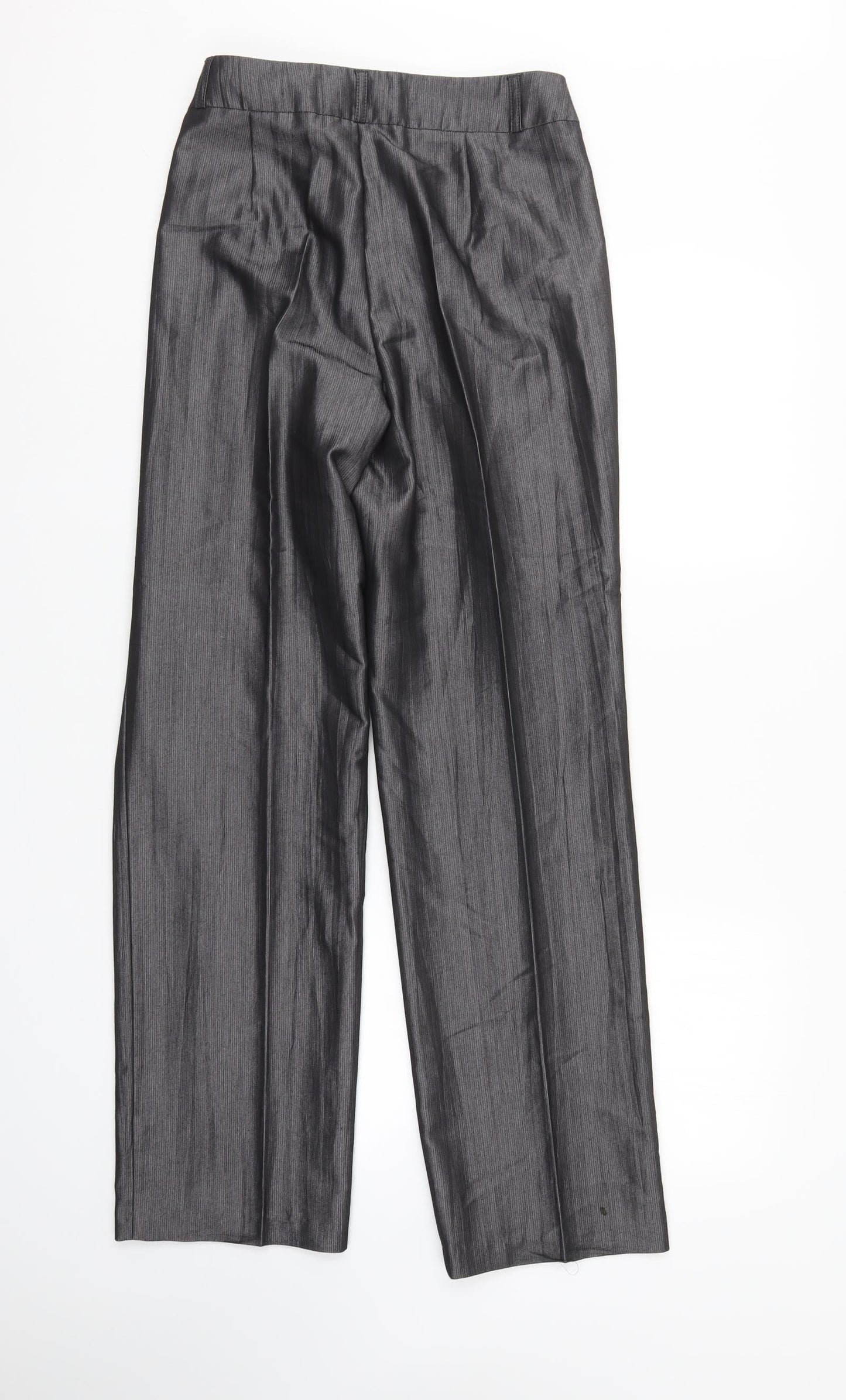 Gary Weber Womens Grey Striped  Trousers  Size 14 L32 in