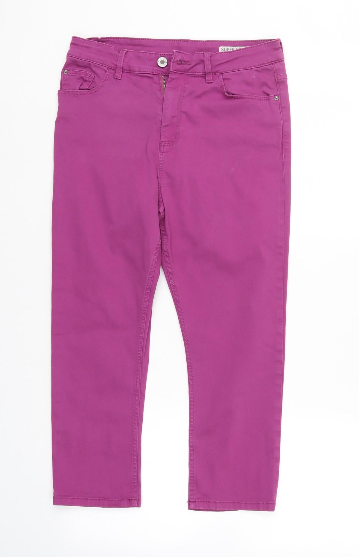 Marks & Spencer Womens Purple  Denim Skinny Jeans Size 10 L21 in