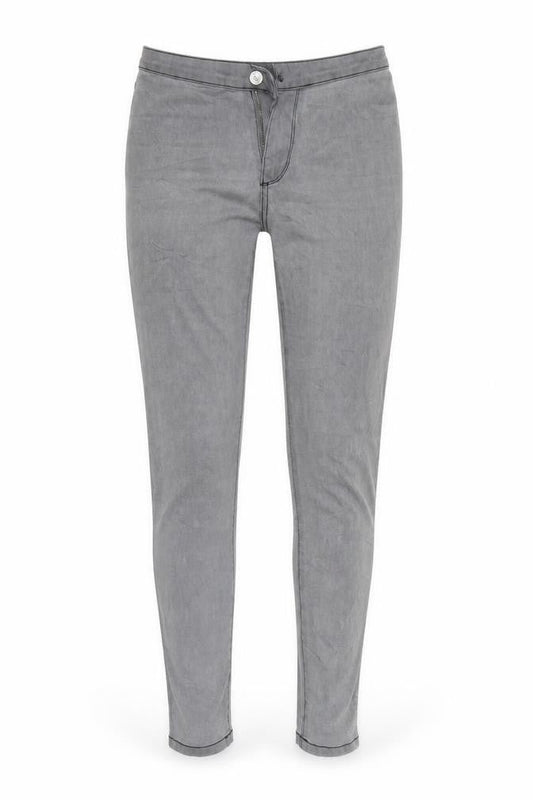 DENIM CO Womens Grey  Denim Tapered Jeans Size 6 L28 in