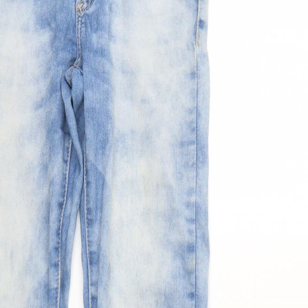 TALLY WEiJL Womens Blue  Denim Tapered Jeans Size 8 L29 in