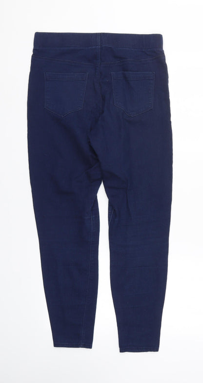 Back view of /Denim women’s blue denim jegging jeans, size UK 10, 31-inch leg