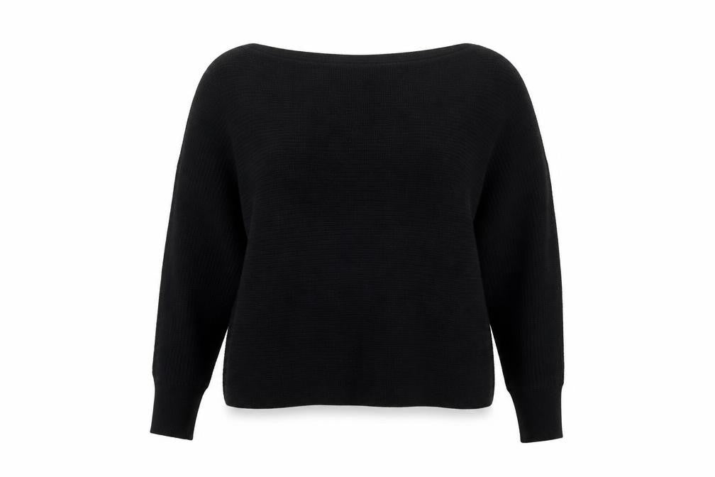 Very Womens Black  Knit Pullover Jumper Size 14