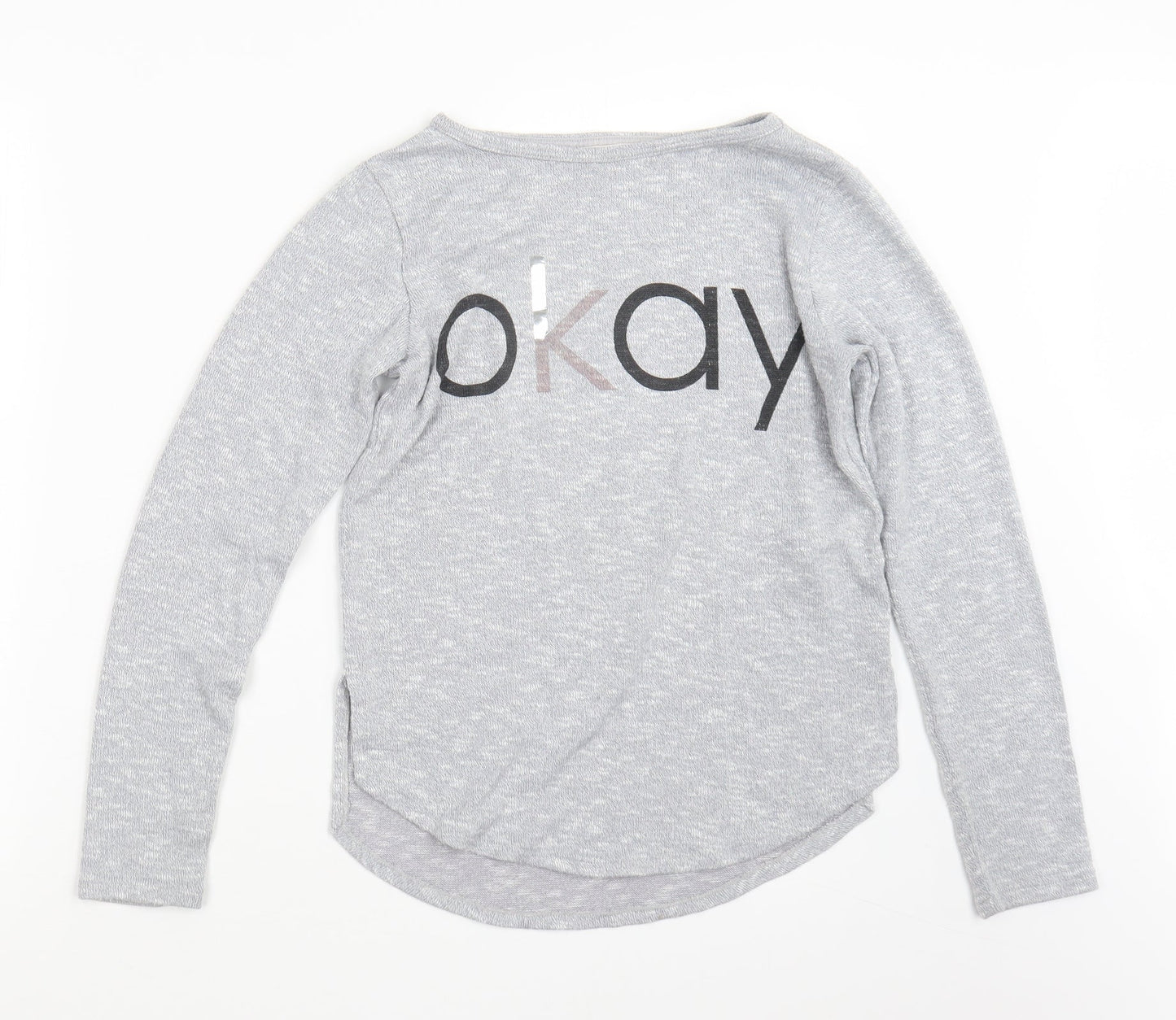 H&M Girls Grey   Pullover Jumper Size 11-12 Years