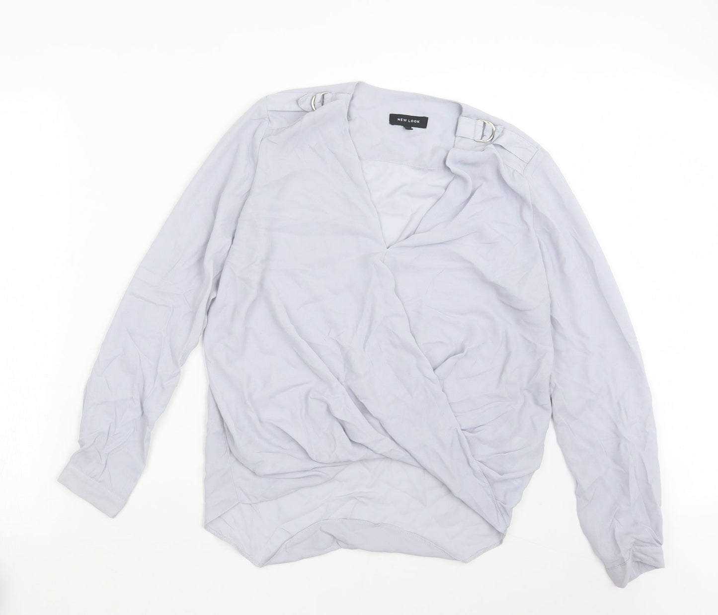 New Look Womens Purple   Basic Blouse Size 10