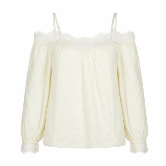 Preworn Womens Ivory   Basic Blouse Size M