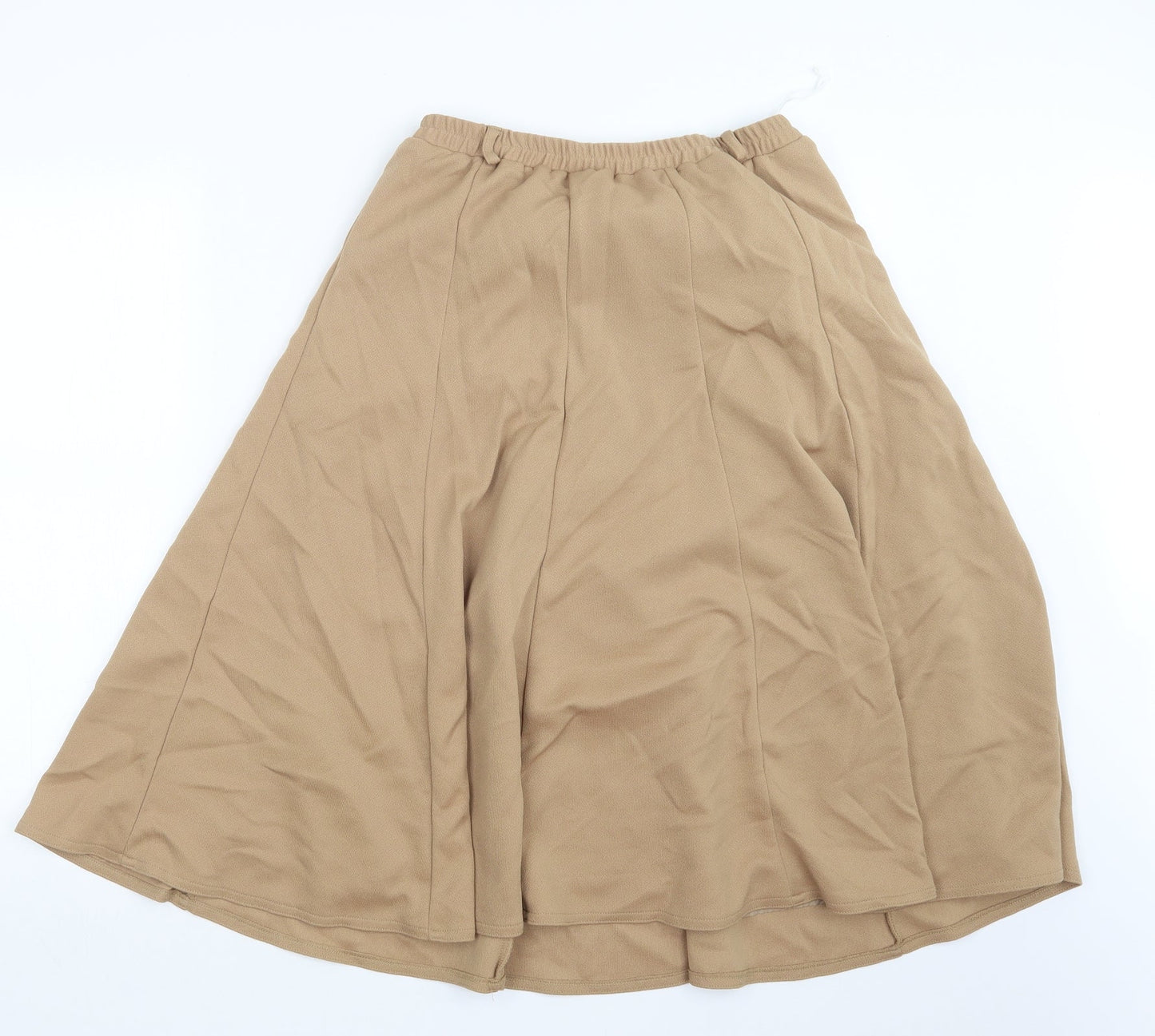 Riddella Womens Beige   A-Line Skirt Size 14