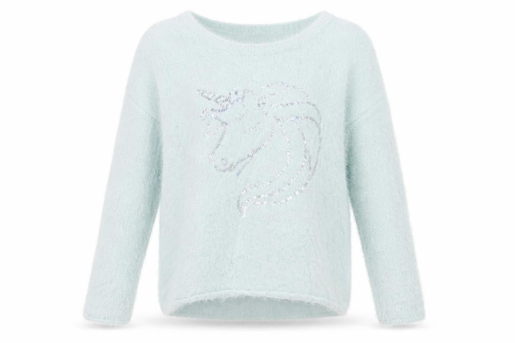 H&M Girls Green   Pullover Jumper Size 9-10 Years