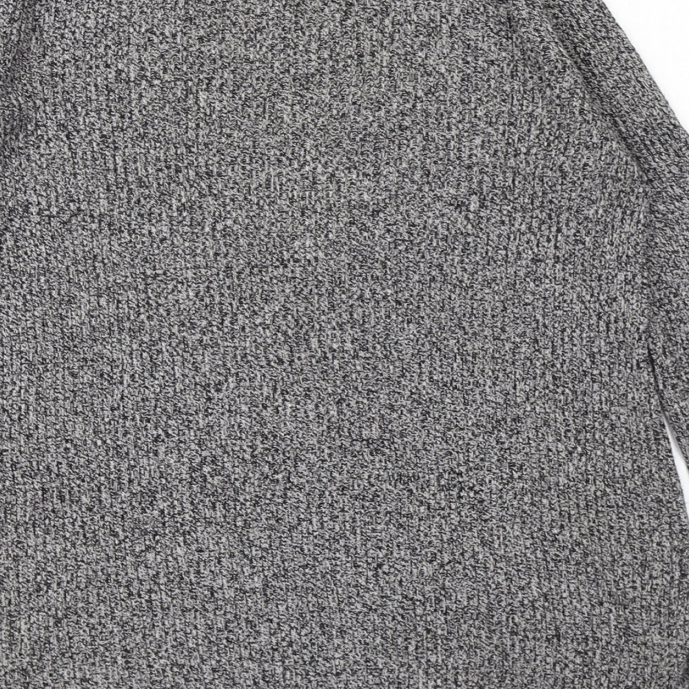H&M Womens Grey  Knit Pullover Jumper Size S