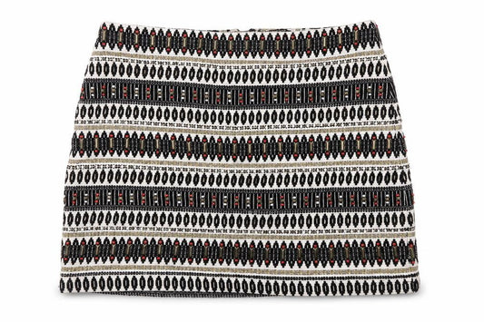 Next Womens Brown Striped  A-Line Skirt Size 12